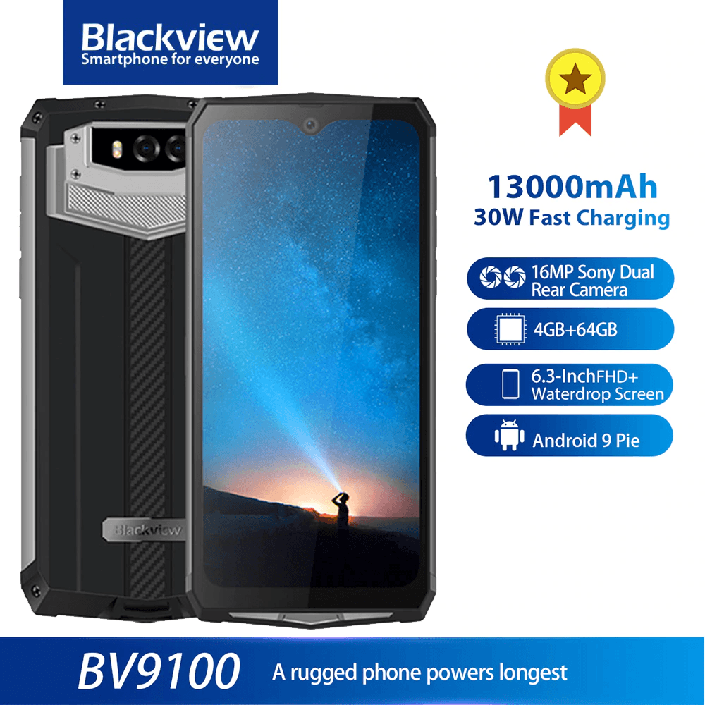 Blackview BV9100 | 13.000 mAh, 30W, IP68