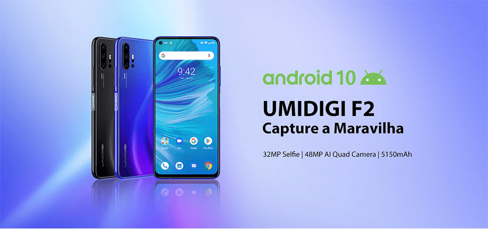 Umidigi X | Tela Amoled, 4GB/128GB, 4150 mAh, Helio P60