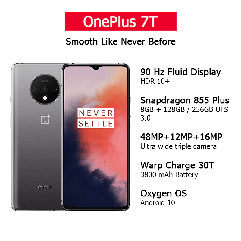 OnePlus 7T 8GB/128GB, Snapdragon 855+