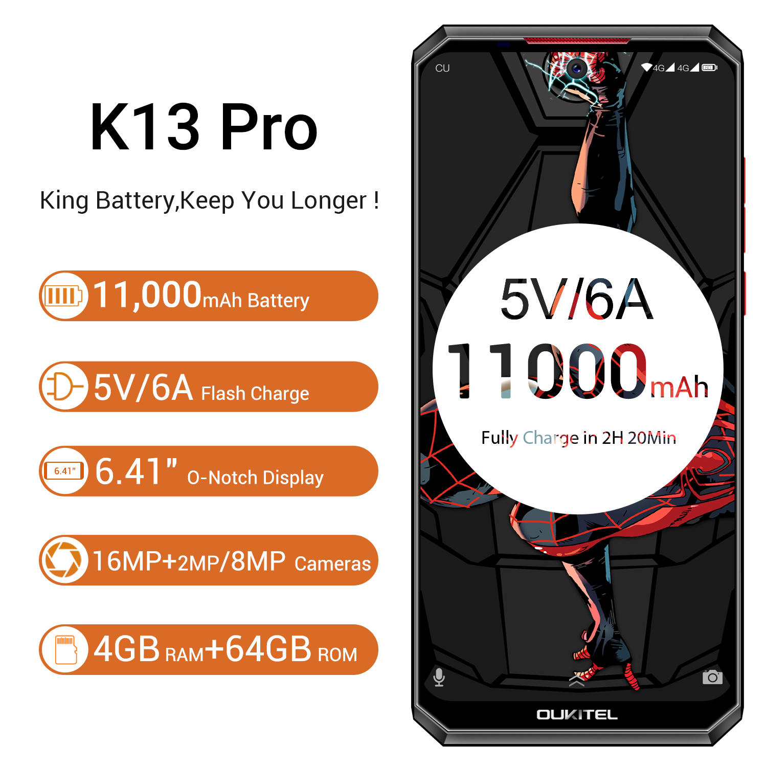 Oukitel K13 Pro (Global) – 4/64GB