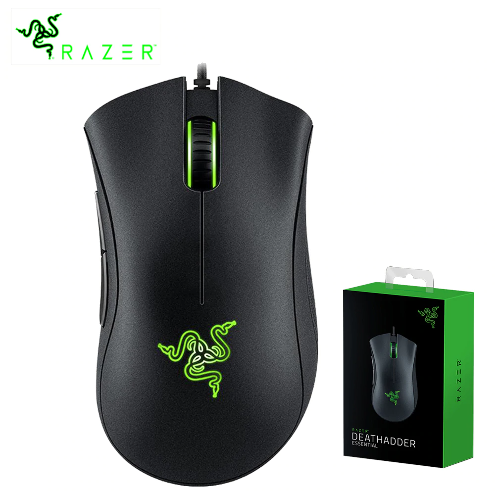 Razer DeathAdder Essential Wired Gaming Mouse Mice 6400DPI