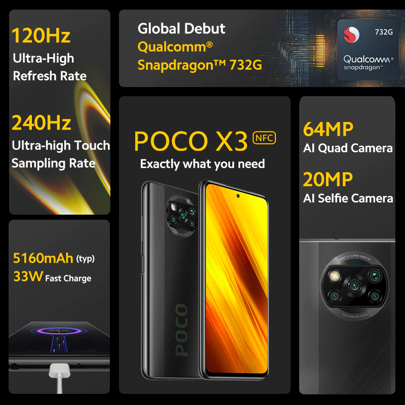 Xiaomi Poco X3 NFC (Global) – 6/64GB