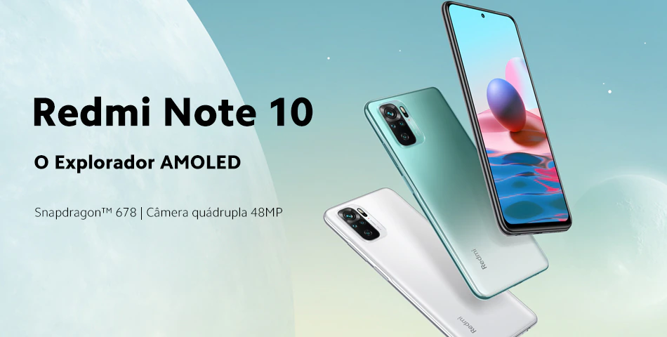Smartphone Xiaomi Redmi Note 10 4GB RAM 64GB ROM