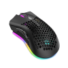 Mouse gamer Honeycomb sem fio 2.4G recarregável com dpi ajustável 800-1200-1600 e luz rgb