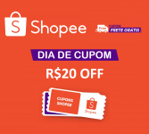 Cupom R$ 20 OFF em compras de R$ 80 ou mais na Shopee