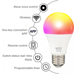 Lâmpada Inteligente Fcmila TY007 Wi-Fi LED 9W – Compatível com Alexa e Google Home
