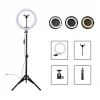 Ring Light Led Iluminador 26cm 10 Polegadas Completo 2,1m Tripé 210cm Blogueira Promoção Envio Rápido Fotografia Luz Selfie