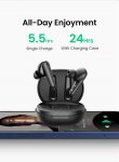 UGREEN Fones De Ouvido Sem Fio Com 4 Mics TWS Bluetooth 5.0 Stereo 24H