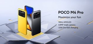 Smartphone Xiaomi Poco M4 Pro 8GB RAM 256GB ROM Tela 90Hz Bateria 5000mAh Android