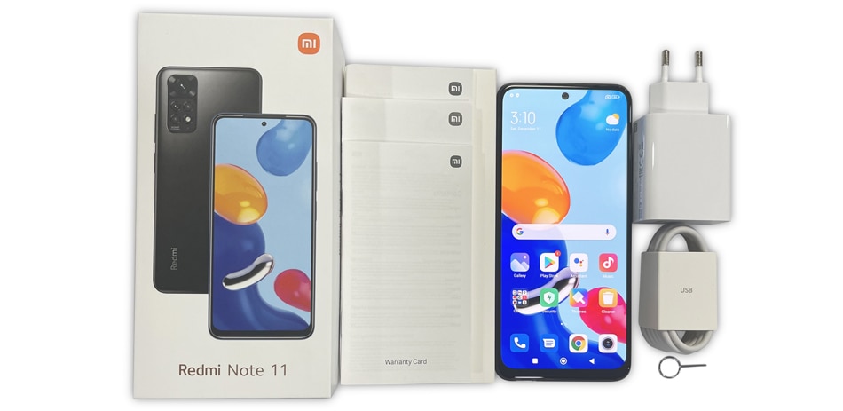 Smartphone Xiaomi Redmi Note 11 4GB RAM 64GB ROM Snapdragon 680 Tela 90Hz Bateria 5000mAh Android Cinza