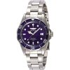 Invicta Men`s Pro Diver 37.5mm Relógio de quartzo de aço inoxidável, prata (Modelo: 9204)