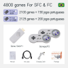 16-Bit Console HDMI Sem Fio TV Retro Para SNES NES 2700 + Game Stick Para super nintendo