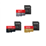 Cartão de Memoria Micro SD SanDisk Ultra, Extreme – 32GB, 64GB, 128GB, 256GB, 400GB, 512GB, 1TB