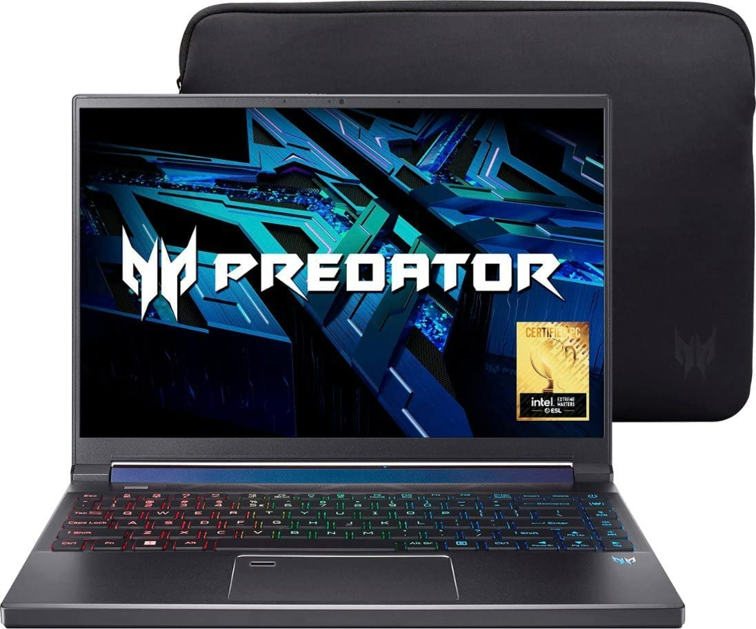 Notebook Acer Predator Triton 300 SE Tela 14″ WUXGA 165Hz, 512GB SSD, i7-12700H Gaming (16GB RAM, GeForce RTX 3060, teclado Retroiluminado, Windows 11) PT314-52s-747P