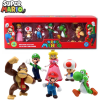 Super Mario Bros PVC Action Figure com 6 Peças