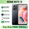 Smartphone Xiaomi Redmi Note 12 4G Versão Global 6GB RAM 128GB ROM Android Carregador 33W