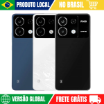 Smartphone Poco X6 5G Versão Global 8GB RAM 256GB ROM Carregador 67W Câmera 64MP Android