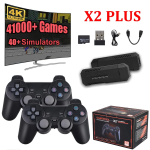 Game Stick Ampown GD10 Pro X2 Plus com 2 Controles Wireless 128GB, 40.000 Jogos