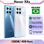 Smartphone Honor X6S 4GB RAM 128GB ROM Helio G25 4G Versão Global Android