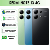 Smartphone Xiaomi Redmi Note 13 Versão Global 4G 6/128 ou 8/256 Câmera 108MP Carregador 33W Bateria 5000mAh Android