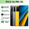 Smartphone Xiaomi Poco X6 PRO 5G Versão Global 12GB RAM 512GB ROM Bateria 5000mAh Carregamento 67W Câmera 64MP Android