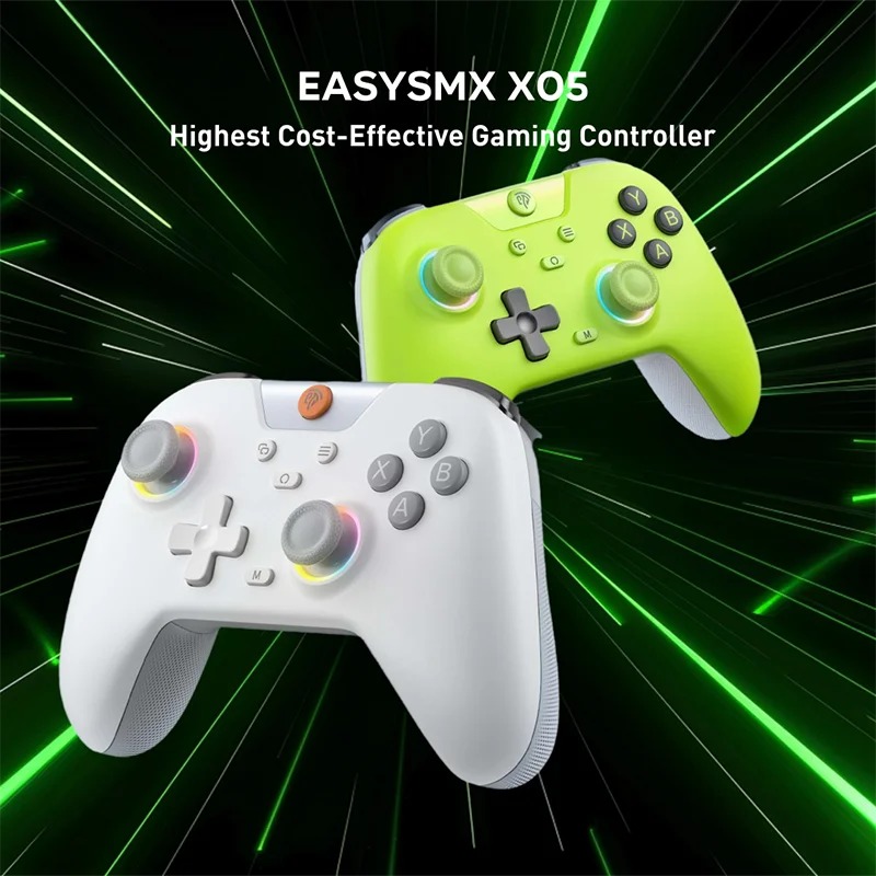 Controle EasySMX X05 Bluetooth Hall Effect PC Celular Switch
