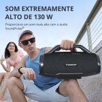 Caixa de Som Tronsmart Bang Max 130W Bluetooth Bateria 18000mAh