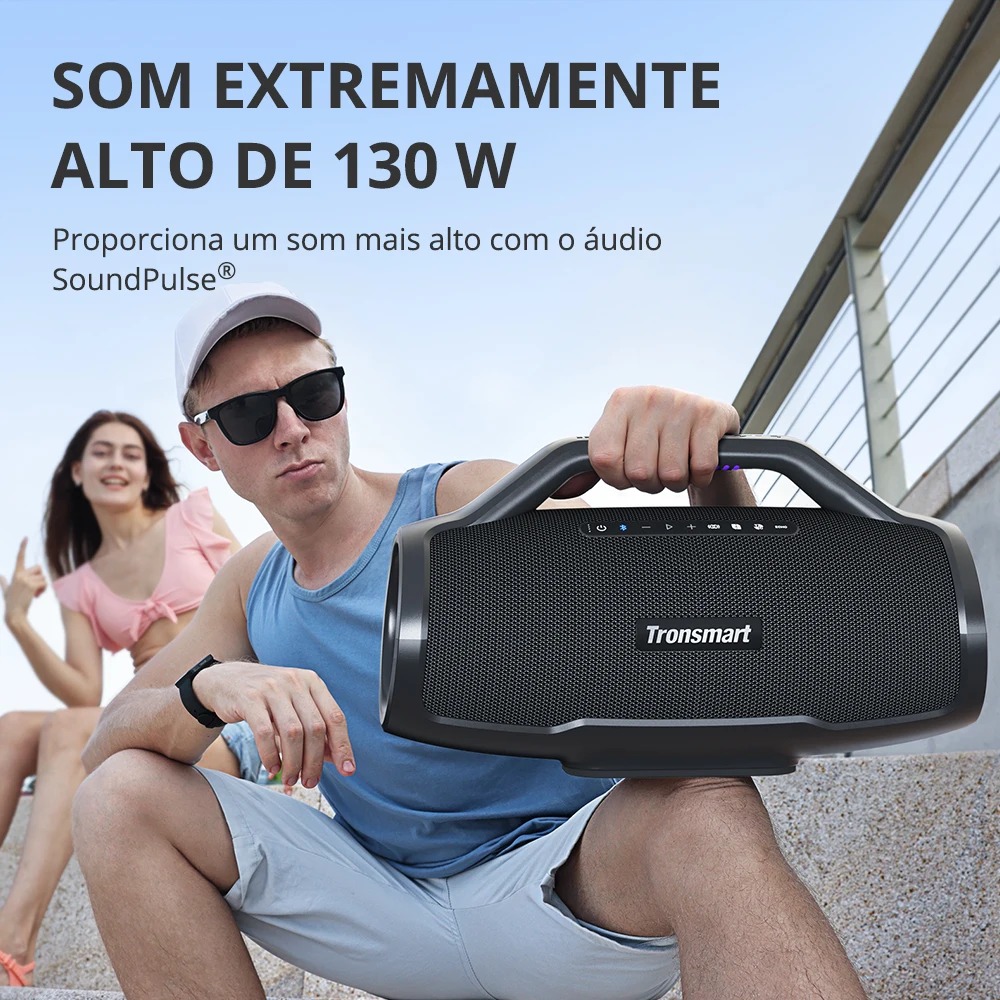 Caixa de Som Tronsmart Bang SE 40W Bluetooth Bateria 4000mAh