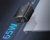 Carregador Baseus 65W GaN5 Tipo C PD FCP Qualcomm Quick Charge Adaptive Fast Charge