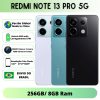 Smartphone Xiaomi Redmi Note 13 Pro 5G Versão Global 8GB RAM 256GB ROM Bateria 5000mAh Carregador 67W Câmera Traseira 200MP Frontal 16MP Android
