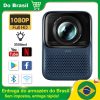 Projetor Xiaomi Wanbo T2 Max Android Full HD 4K 12000 Lúmens Auto Foco Som HiFi Bluetooth Wi-Fi