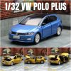 Carro de Brinquedo Miniatura 1/32 Volkswagen Polo Plus