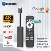TV Stick 4K GD1 Amlogic S905Y4 2GB RAM 16GB ROM Wi-Fi Bluetooth Dolby Audio Certificado pelo Google & Netflix Android