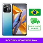 Smartphone Xiaomi Poco M5S 8GB RAM 256GB ROM Versão Global Helio G95 Tela 6.43″ Amoled Câmera 64MP Carregador 33W Android